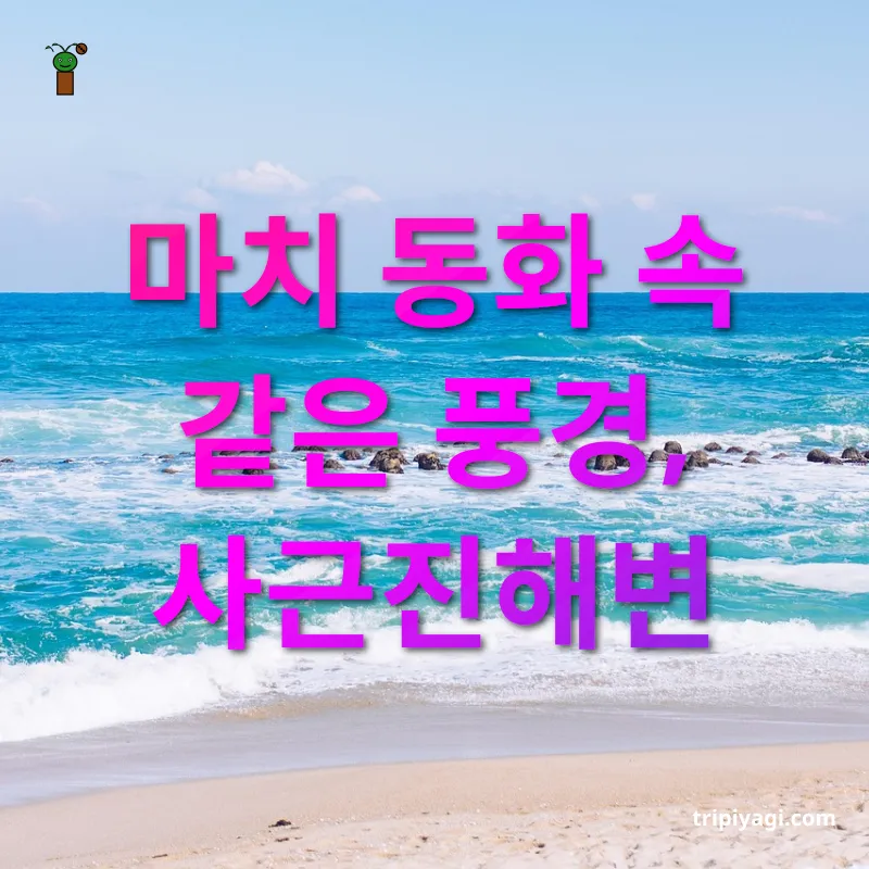 강릉 바다 여행 마치 동화 속 같은 풍경, 사근진해변 관련 이미지