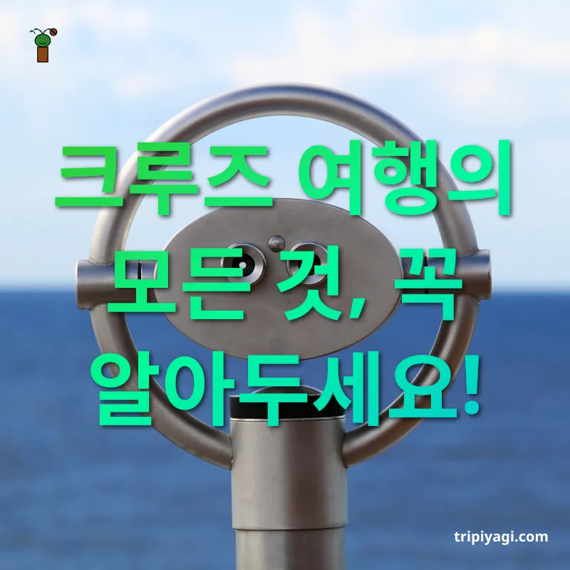 크루즈 여행 크루즈 여행의 모든 것, 꼭 알아두세요! 관련 이미지