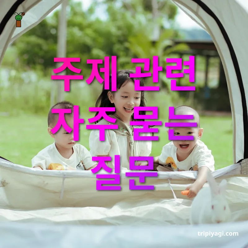 캠핑 준비물 - 주제 관련 자주 묻는 질문 캠핑 준비물 주제 관련 자주 묻는 질문 관련 이미지