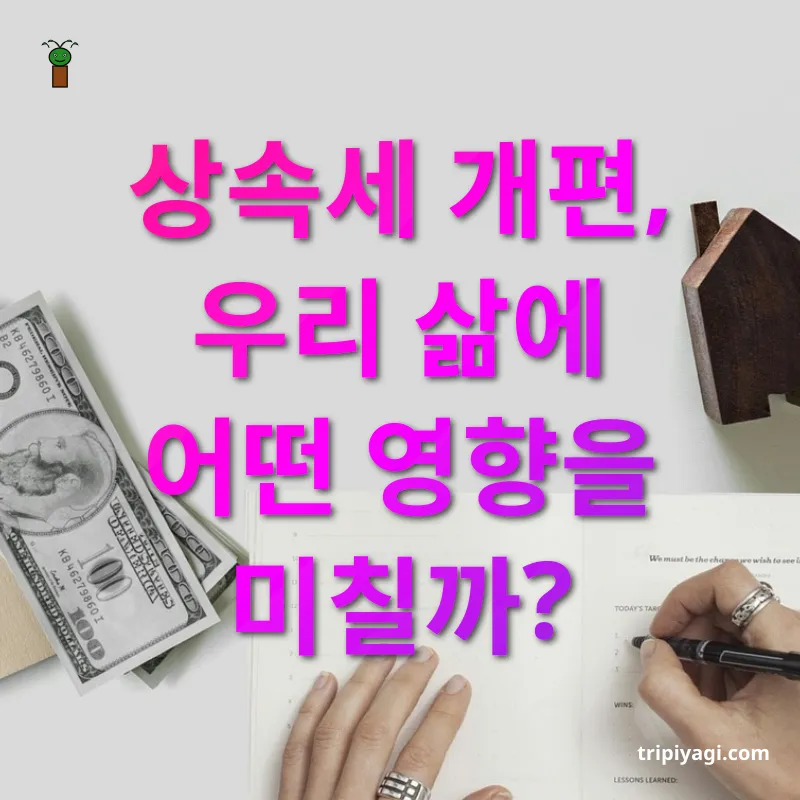 상속세 개편 - 상속세 개편, 우리 삶에 어떤 영향을 미칠까? 상속세 개편 상속세 개편, 우리 삶에 어떤 영향을 미칠까? 관련 이미지