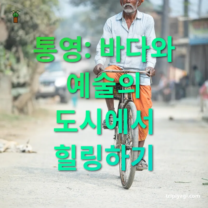 혼자여행의 매력 통영: 바다와 예술의 도시에서 힐링하기 관련 이미지